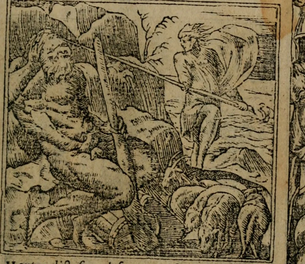 An illustration from Diverse imprese accomodate a diverse moralità, co versi che i loro significati dichiarano insieme con molte altre mella lingua italiana non piu tradotte, 1576, leaf 162