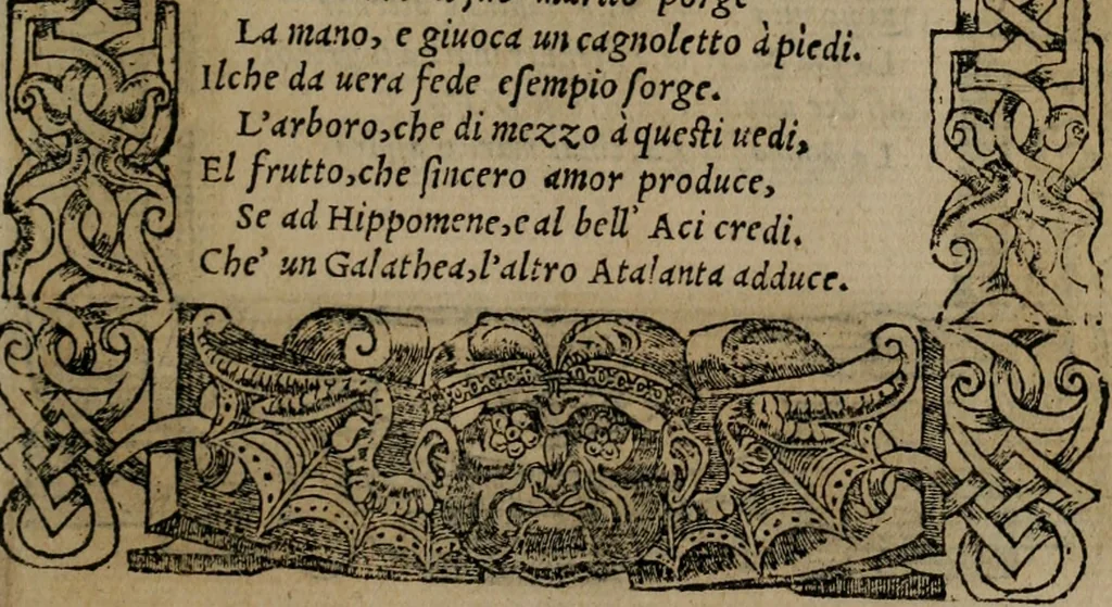 An illustration from Diverse imprese accomodate a diverse moralità, co versi che i loro significati dichiarano insieme con molte altre mella lingua italiana non piu tradotte, 1576, leaf 178