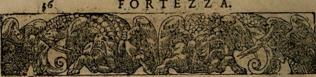 An illustration from Diverse imprese accomodate a diverse moralità, co versi che i loro significati dichiarano insieme con molte altre mella lingua italiana non piu tradotte, 1576, leaf 39
