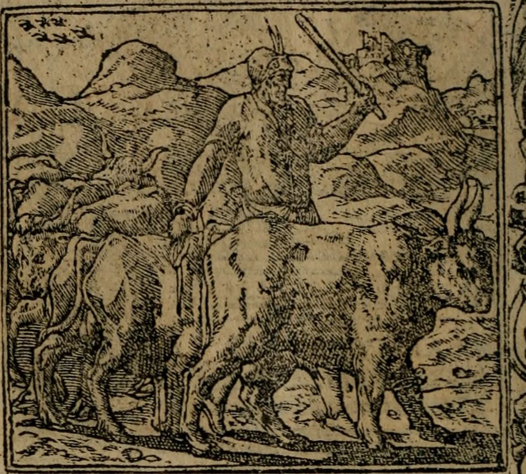 An illustration from Diverse imprese accomodate a diverse moralità, co versi che i loro significati dichiarano insieme con molte altre mella lingua italiana non piu tradotte, 1576, leaf 39