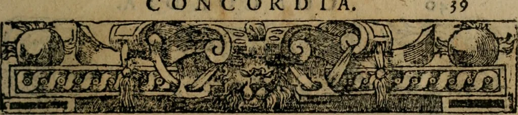 An illustration from Diverse imprese accomodate a diverse moralità, co versi che i loro significati dichiarano insieme con molte altre mella lingua italiana non piu tradotte, 1576, leaf 42