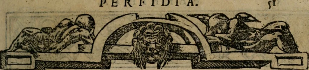 An illustration from Diverse imprese accomodate a diverse moralità, co versi che i loro significati dichiarano insieme con molte altre mella lingua italiana non piu tradotte, 1576, leaf 54