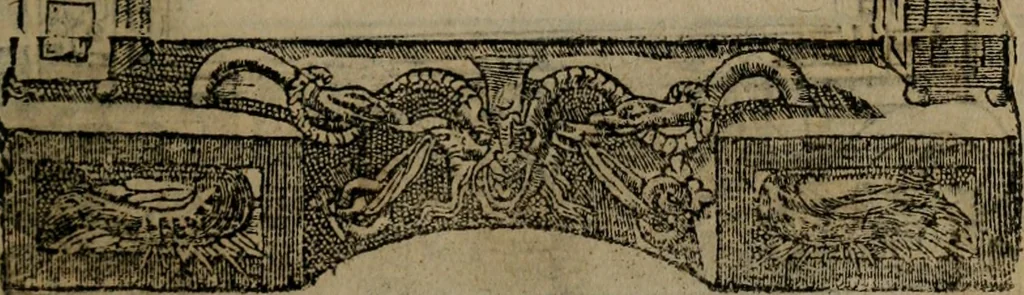 An illustration from Diverse imprese accomodate a diverse moralità, co versi che i loro significati dichiarano insieme con molte altre mella lingua italiana non piu tradotte, 1576, leaf 58