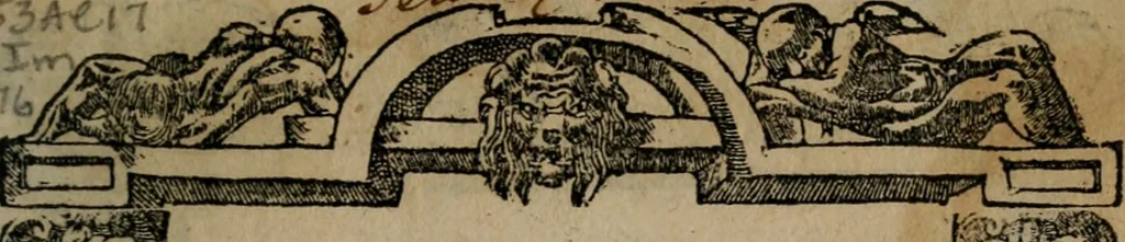 An illustration from Diverse imprese accomodate a diverse moralità, co versi che i loro significati dichiarano insieme con molte altre mella lingua italiana non piu tradotte, 1576, leaf 6