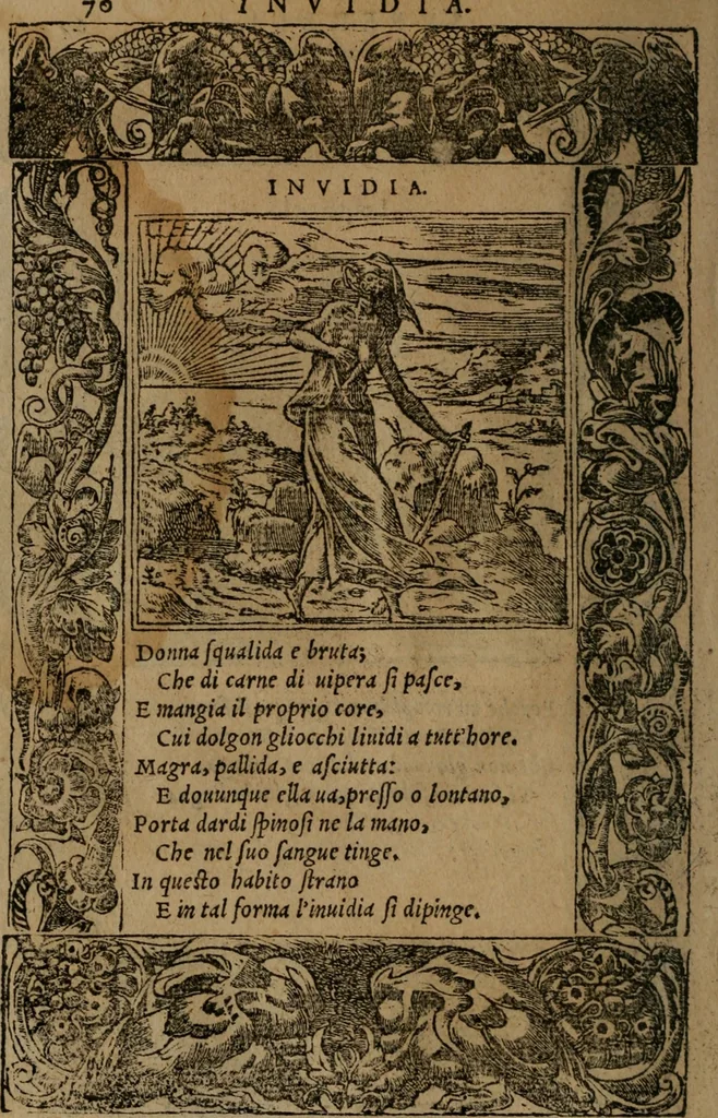An illustration from Diverse imprese accomodate a diverse moralità, co versi che i loro significati dichiarano insieme con molte altre mella lingua italiana non piu tradotte, 1576, leaf 73