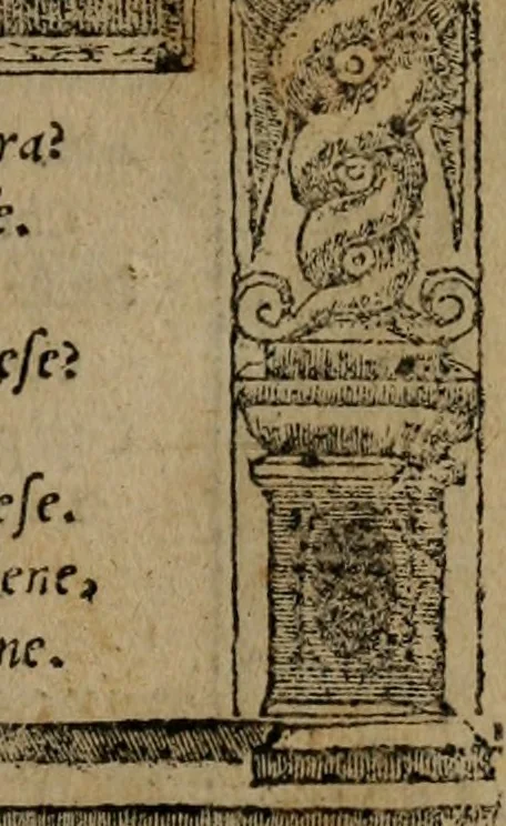 An illustration from Diverse imprese accomodate a diverse moralità, co versi che i loro significati dichiarano insieme con molte altre mella lingua italiana non piu tradotte, 1576, leaf 76