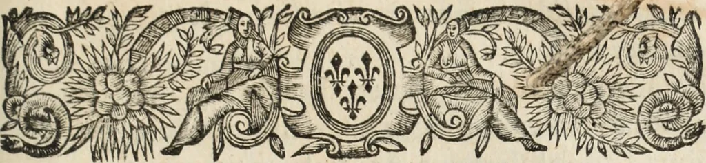 An illustration from Divers plaidoyez tovchant la cavse dv gvevx de Vernon : avec le plaidoyé de monsieur Bignon, advocat general : Et quelques autres plaidoyez, & errests sur differentes matières, 1665, leaf 372