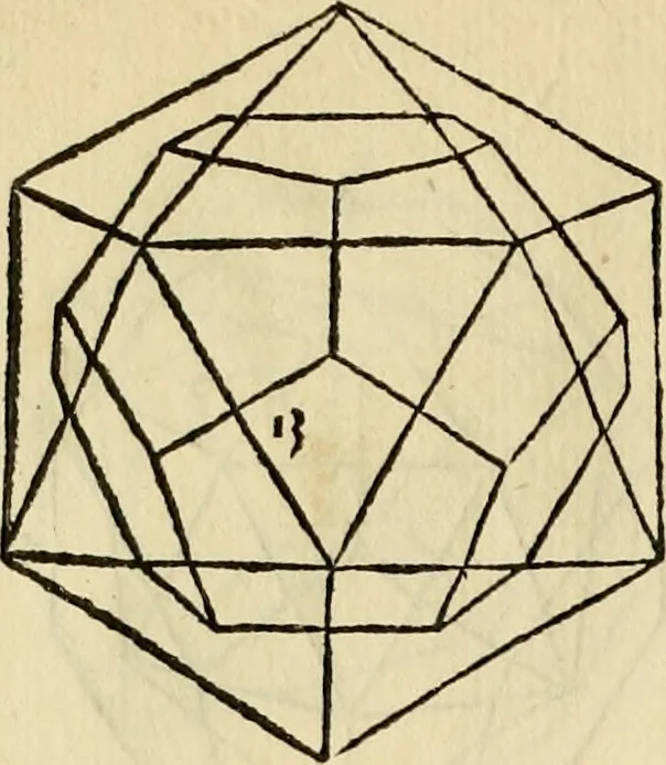 An illustration from Divina proportione : opera a tutti glingegni perspicaci e curiosi necessaria oue ciascun studioso di philosophia: prospettiua pictura sculptura: architectura: musica: e altre mathematice: suavissima: sotile: e admirabile doctrina consequira: e delecterassi: co[n] varie questione de secretissima scientia, 1509, leaf 115