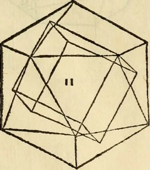 An illustration from Divina proportione : opera a tutti glingegni perspicaci e curiosi necessaria oue ciascun studioso di philosophia: prospettiua pictura sculptura: architectura: musica: e altre mathematice: suavissima: sotile: e admirabile doctrina consequira: e delecterassi: co[n] varie questione de secretissima scientia, 1509, leaf 115