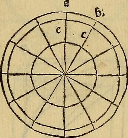 An illustration from Divina proportione : opera a tutti glingegni perspicaci e curiosi necessaria oue ciascun studioso di philosophia: prospettiua pictura sculptura: architectura: musica: e altre mathematice: suavissima: sotile: e admirabile doctrina consequira: e delecterassi: co[n] varie questione de secretissima scientia, 1509, leaf 120