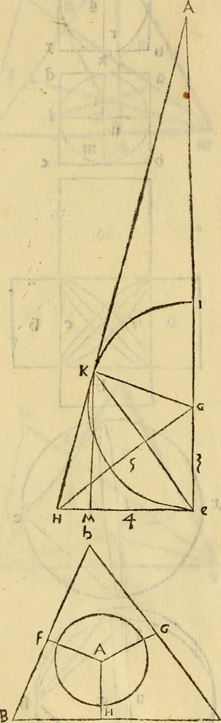 An illustration from Divina proportione : opera a tutti glingegni perspicaci e curiosi necessaria oue ciascun studioso di philosophia: prospettiua pictura sculptura: architectura: musica: e altre mathematice: suavissima: sotile: e admirabile doctrina consequira: e delecterassi: co[n] varie questione de secretissima scientia, 1509, leaf 129