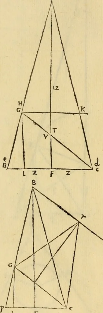 An illustration from Divina proportione : opera a tutti glingegni perspicaci e curiosi necessaria oue ciascun studioso di philosophia: prospettiua pictura sculptura: architectura: musica: e altre mathematice: suavissima: sotile: e admirabile doctrina consequira: e delecterassi: co[n] varie questione de secretissima scientia, 1509, leaf 131