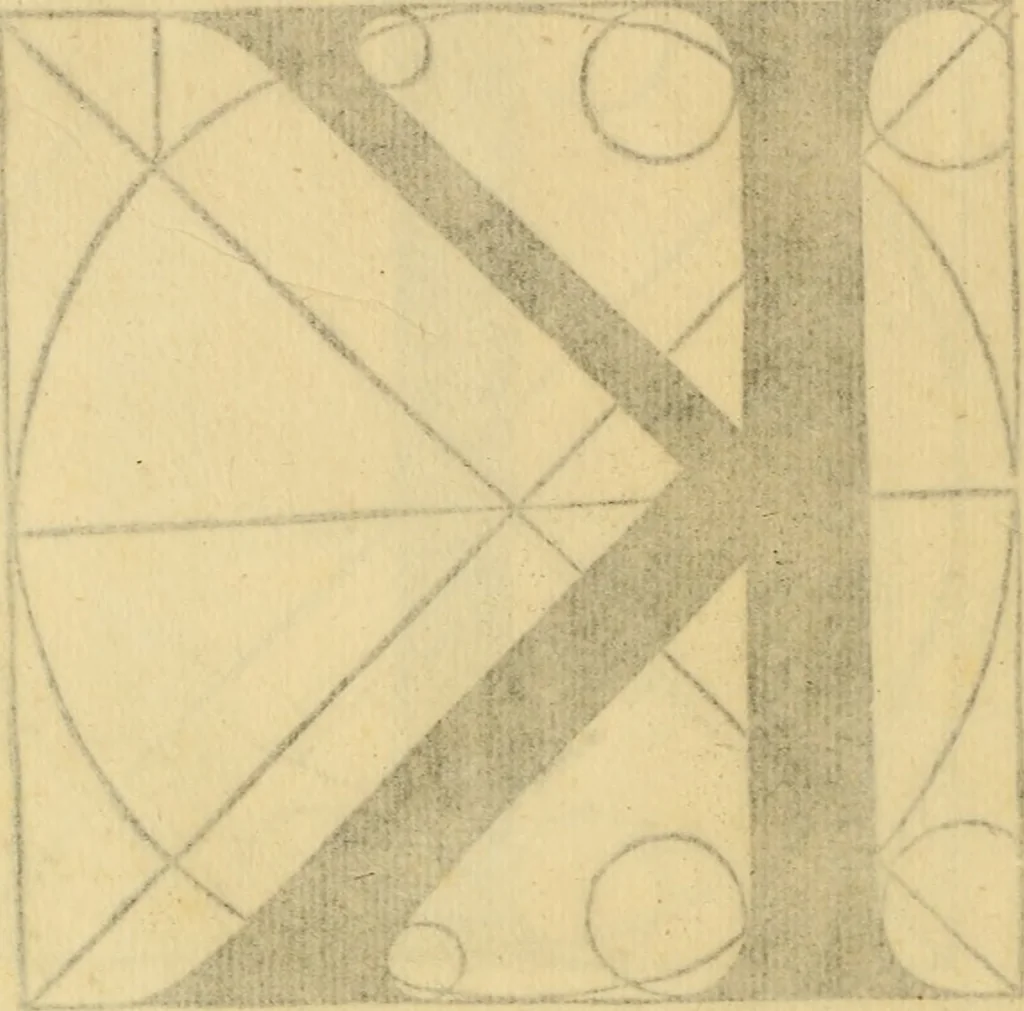 An illustration from Divina proportione : opera a tutti glingegni perspicaci e curiosi necessaria oue ciascun studioso di philosophia: prospettiua pictura sculptura: architectura: musica: e altre mathematice: suavissima: sotile: e admirabile doctrina consequira: e delecterassi: co[n] varie questione de secretissima scientia, 1509, leaf 157