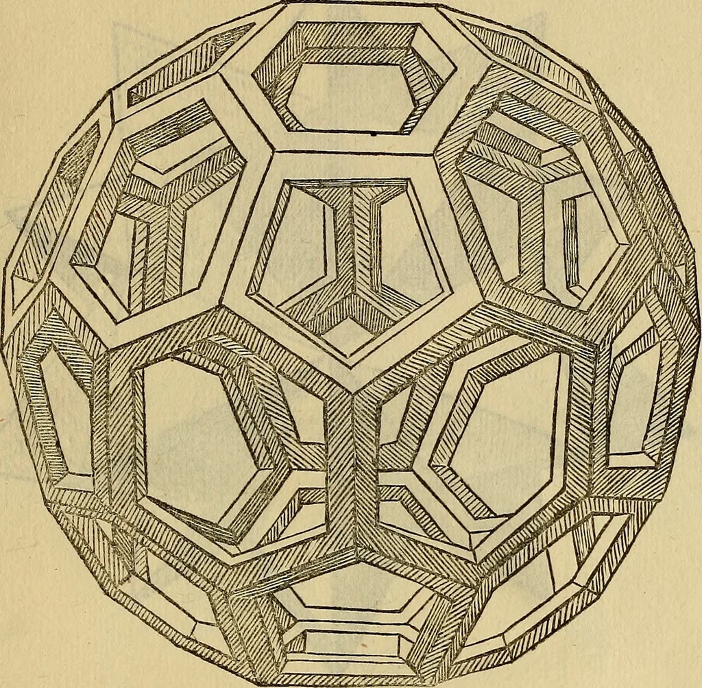 An illustration from Divina proportione : opera a tutti glingegni perspicaci e curiosi necessaria oue ciascun studioso di philosophia: prospettiua pictura sculptura: architectura: musica: e altre mathematice: suavissima: sotile: e admirabile doctrina consequira: e delecterassi: co[n] varie questione de secretissima scientia, 1509, leaf 236