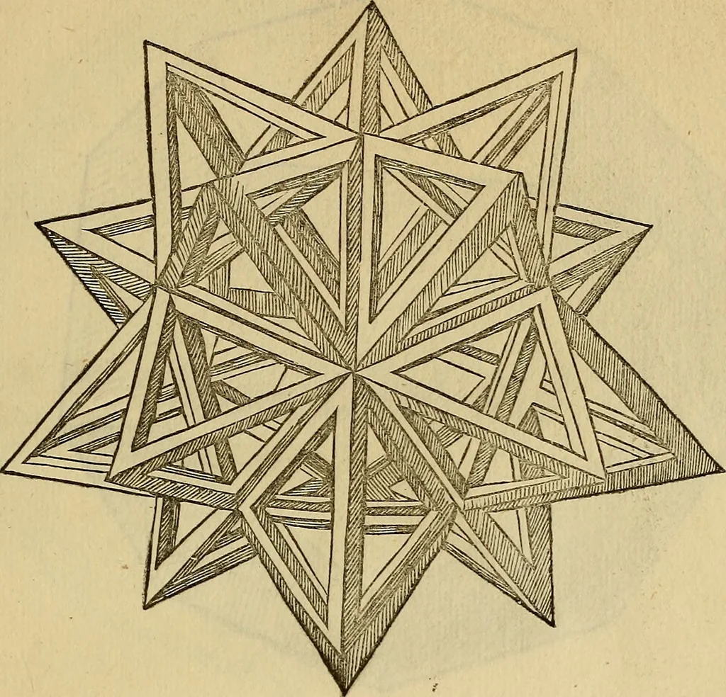 An illustration from Divina proportione : opera a tutti glingegni perspicaci e curiosi necessaria oue ciascun studioso di philosophia: prospettiua pictura sculptura: architectura: musica: e altre mathematice: suavissima: sotile: e admirabile doctrina consequira: e delecterassi: co[n] varie questione de secretissima scientia, 1509, leaf 240