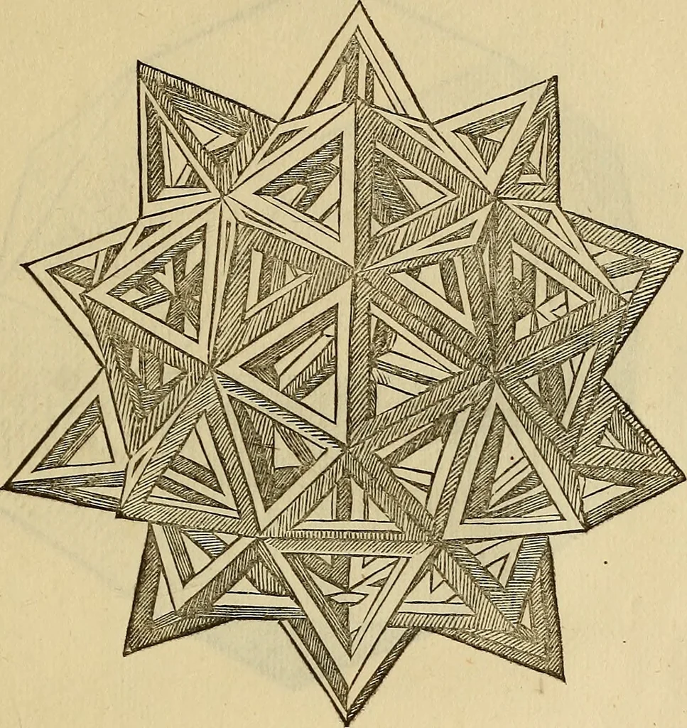An illustration from Divina proportione : opera a tutti glingegni perspicaci e curiosi necessaria oue ciascun studioso di philosophia: prospettiua pictura sculptura: architectura: musica: e altre mathematice: suavissima: sotile: e admirabile doctrina consequira: e delecterassi: co[n] varie questione de secretissima scientia, 1509, leaf 256