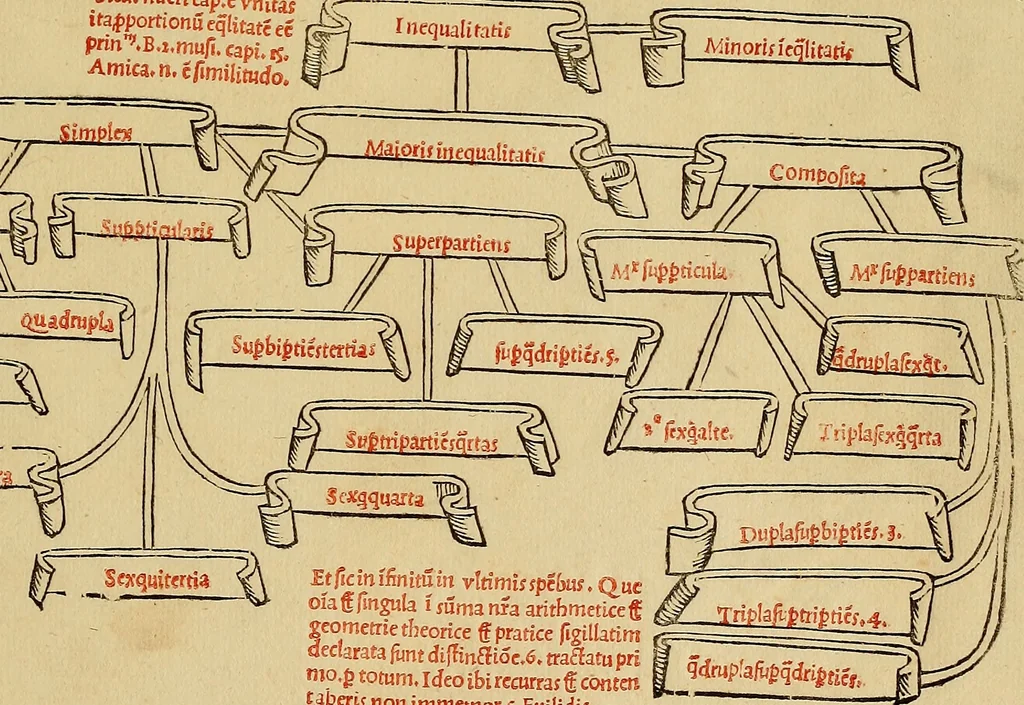 An illustration from Divina proportione : opera a tutti glingegni perspicaci e curiosi necessaria oue ciascun studioso di philosophia: prospettiua pictura sculptura: architectura: musica: e altre mathematice: suavissima: sotile: e admirabile doctrina consequira: e delecterassi: co[n] varie questione de secretissima scientia, 1509, leaf 310