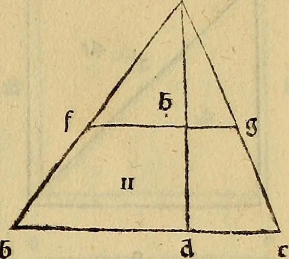 An illustration from Divina proportione : opera a tutti glingegni perspicaci e curiosi necessaria oue ciascun studioso di philosophia: prospettiua pictura sculptura: architectura: musica: e altre mathematice: suavissima: sotile: e admirabile doctrina consequira: e delecterassi: co[n] varie questione de secretissima scientia, 1509, leaf 88