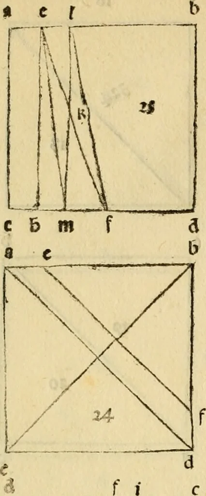 An illustration from Divina proportione : opera a tutti glingegni perspicaci e curiosi necessaria oue ciascun studioso di philosophia: prospettiua pictura sculptura: architectura: musica: e altre mathematice: suavissima: sotile: e admirabile doctrina consequira: e delecterassi: co[n] varie questione de secretissima scientia, 1509, leaf 91