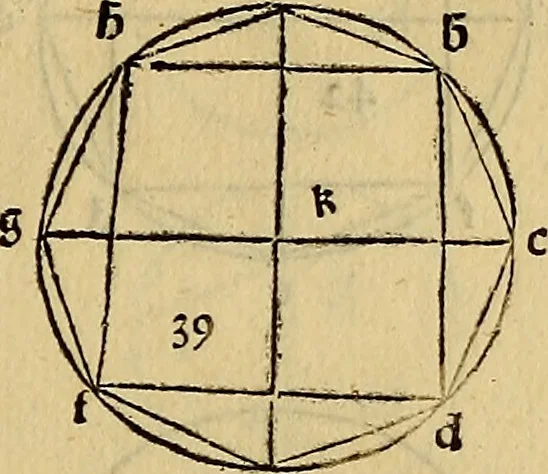 An illustration from Divina proportione : opera a tutti glingegni perspicaci e curiosi necessaria oue ciascun studioso di philosophia: prospettiua pictura sculptura: architectura: musica: e altre mathematice: suavissima: sotile: e admirabile doctrina consequira: e delecterassi: co[n] varie questione de secretissima scientia, 1509, leaf 96