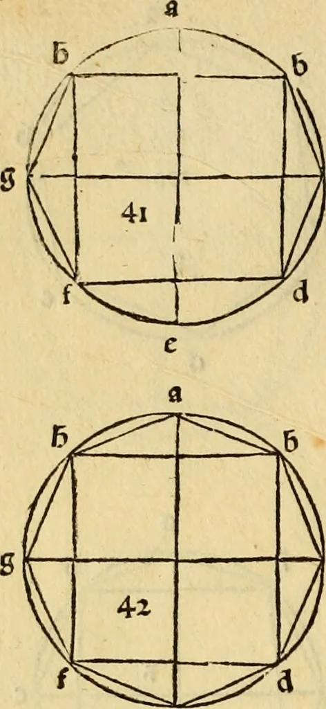 An illustration from Divina proportione : opera a tutti glingegni perspicaci e curiosi necessaria oue ciascun studioso di philosophia: prospettiua pictura sculptura: architectura: musica: e altre mathematice: suavissima: sotile: e admirabile doctrina consequira: e delecterassi: co[n] varie questione de secretissima scientia, 1509, leaf 97