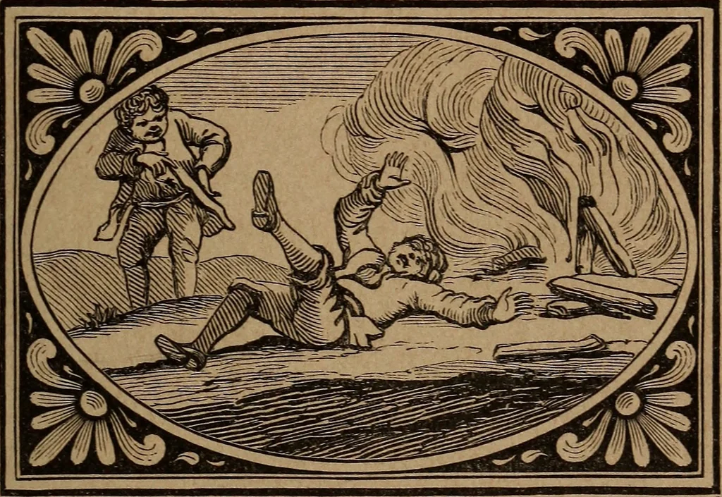An illustration from Divine emblems, 1867, leaf 130
