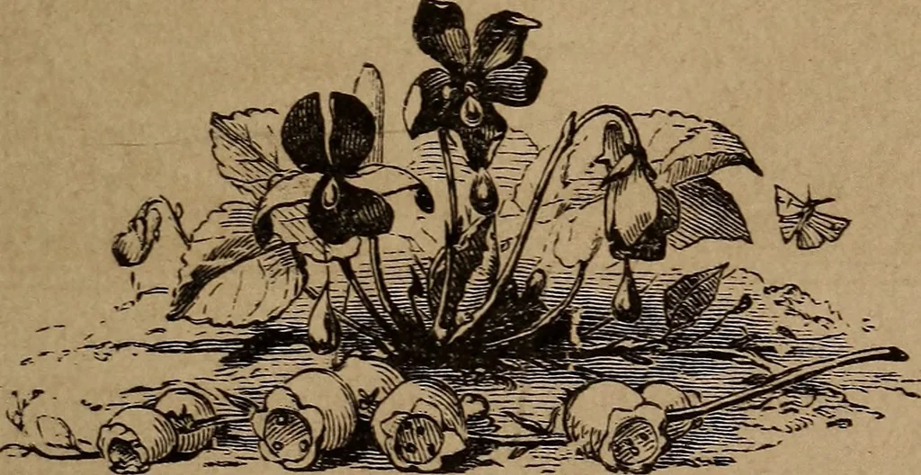 An illustration from Divine emblems, 1867, leaf 36