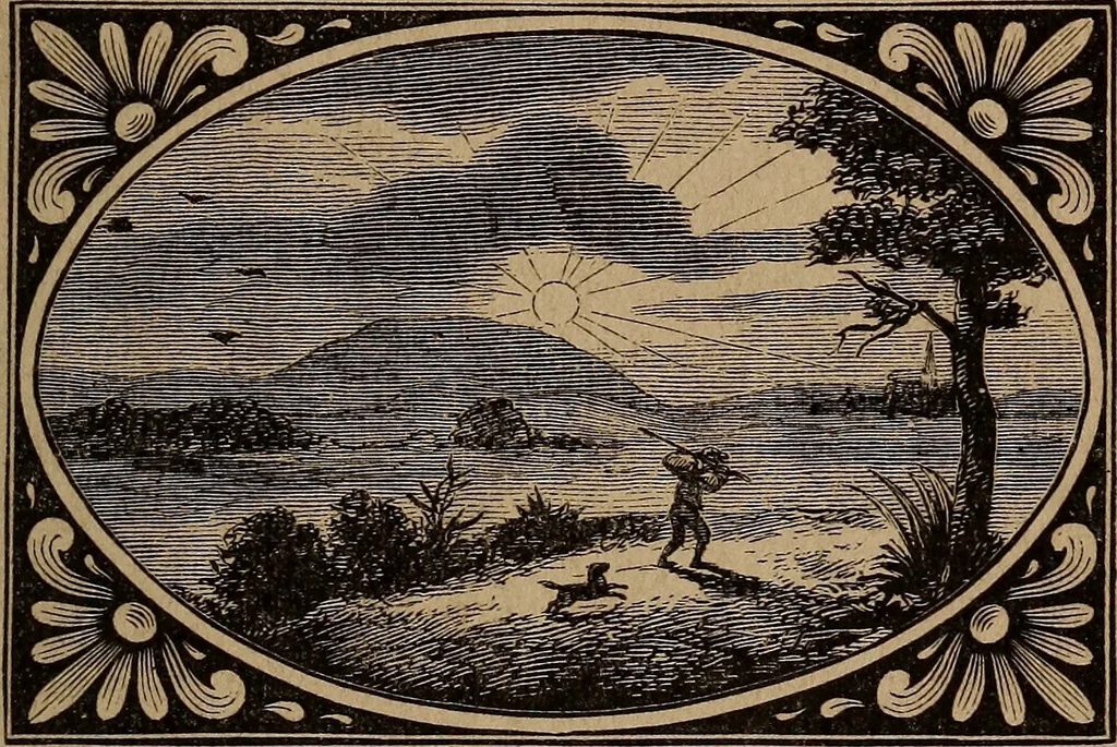 An illustration from Divine emblems, 1867, leaf 70