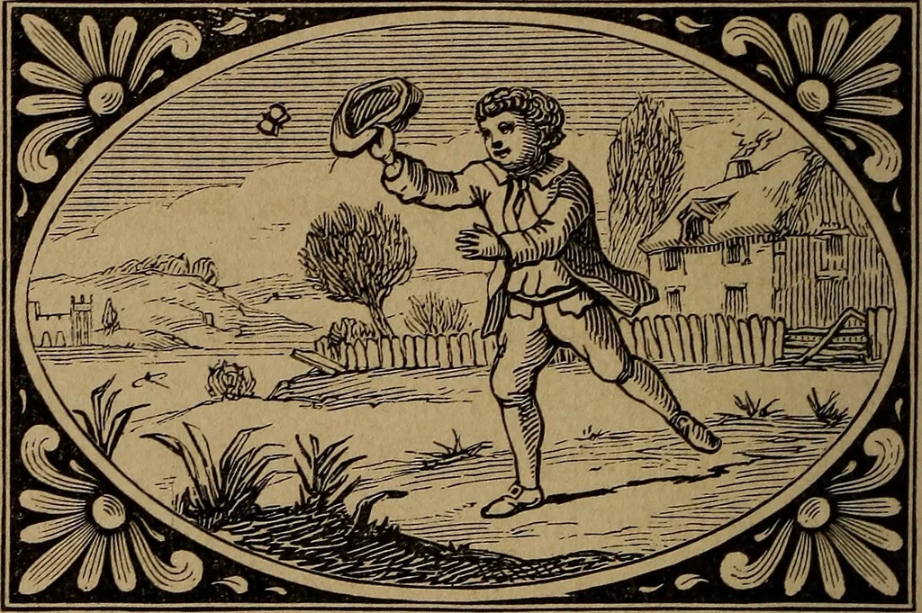 An illustration from Divine emblems, 1867, leaf 75