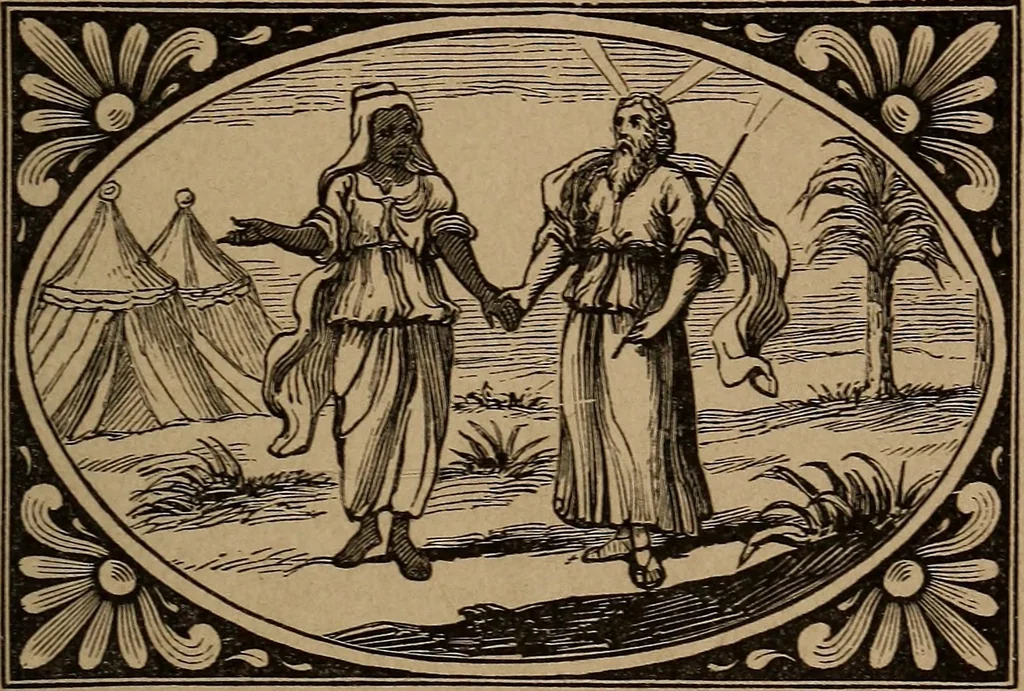 An illustration from Divine emblems, 1867, leaf 90