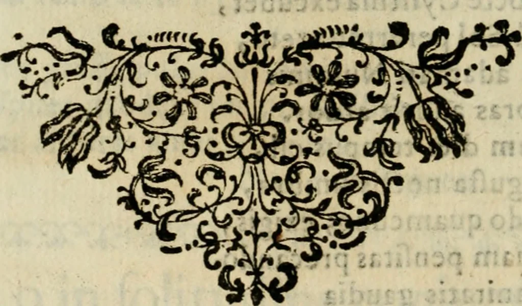 An illustration from Divo Francisco Borgiæ è Duce Gandiæ tertio, Soc. Jesu generali, à Clemente X Pont. Max. sanctorum clitum fastis ad scripto, Encomia emblemate, prosa, versu in de salvatoris Soc. Iesv ad S. Clementem, publice affixa in perpetuum amoris monumentum re ac typis incidi fecerunt, dum philosophum eius auspicys cptam primâ laureâ coronarent, 1672, leaf 81
