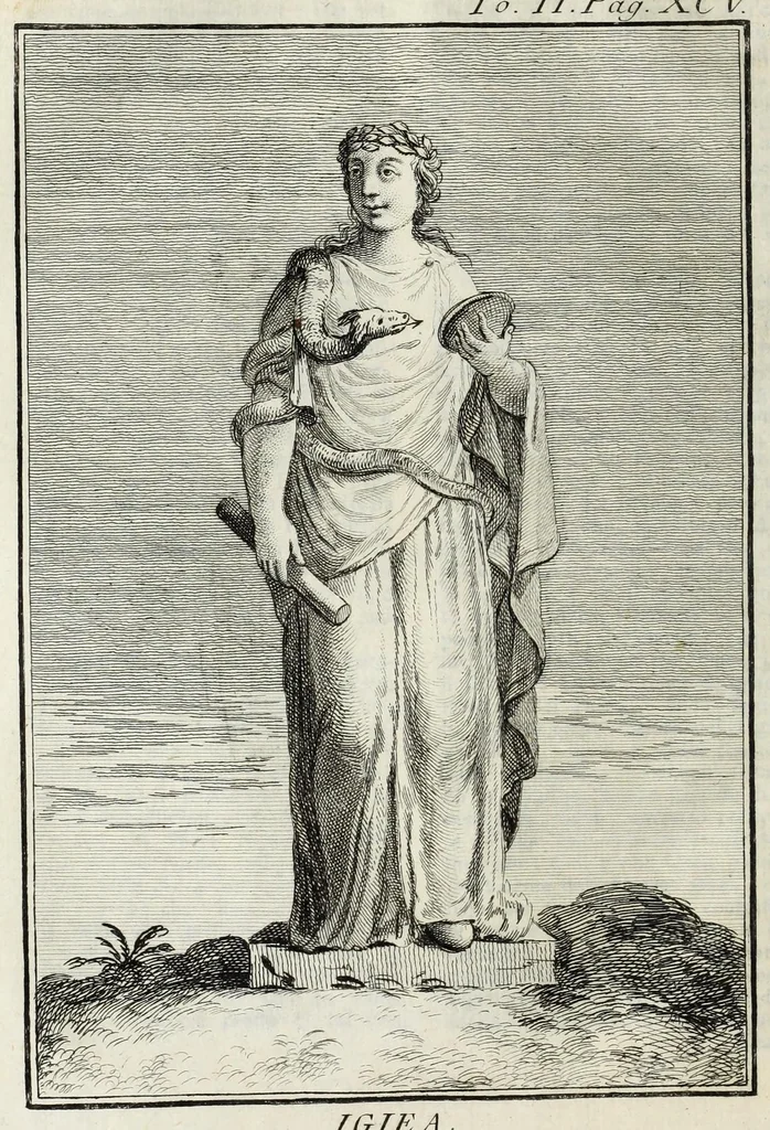 An illustration from Dizionario mitologico : ovvero della favola, poetico, storico ec. in cui esttamente si spiega l'origine degli dei, de' semidei, e gegli eroi dell'antico gentilessimo, i misteri, i dogmi, il culto, i sacrifizj, i giuochi, le feste, e tutto ciò, che appartiene alla religione de' Gentilli ..., 1755, leaf 124