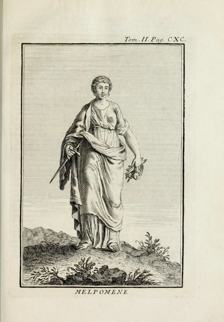 An illustration from Dizionario mitologico : ovvero della favola, poetico, storico ec. in cui esttamente si spiega l'origine degli dei, de' semidei, e gegli eroi dell'antico gentilessimo, i misteri, i dogmi, il culto, i sacrifizj, i giuochi, le feste, e tutto ciò, che appartiene alla religione de' Gentilli ..., 1755, leaf 241