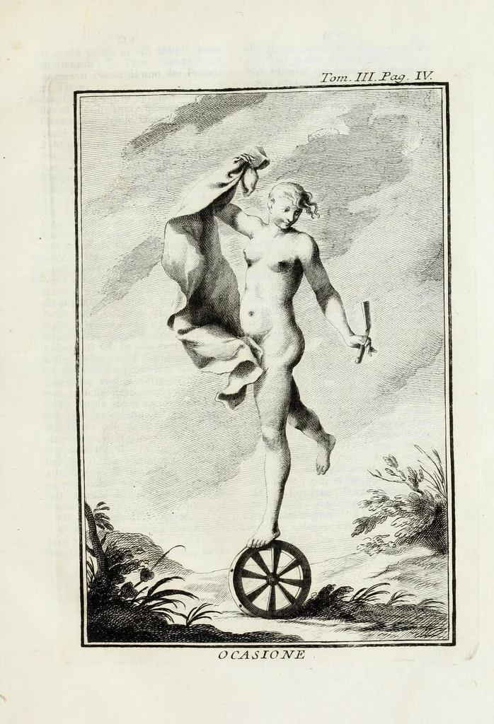 An illustration from Dizionario mitologico : ovvero della favola, poetico, storico ec. in cui esttamente si spiega l'origine degli dei, de' semidei, e gegli eroi dell'antico gentilessimo, i misteri, i dogmi, il culto, i sacrifizj, i giuochi, le feste, e tutto ciò, che appartiene alla religione de' Gentilli ..., 1755, leaf 11