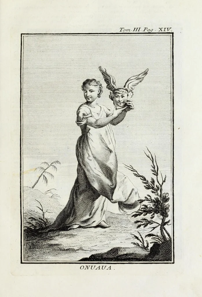 An illustration from Dizionario mitologico : ovvero della favola, poetico, storico ec. in cui esttamente si spiega l'origine degli dei, de' semidei, e gegli eroi dell'antico gentilessimo, i misteri, i dogmi, il culto, i sacrifizj, i giuochi, le feste, e tutto ciò, che appartiene alla religione de' Gentilli ..., 1755, leaf 31