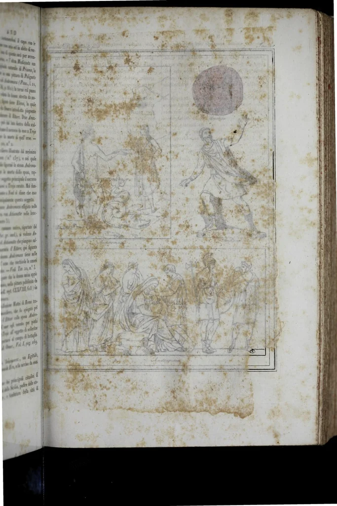 An illustration from Dizionario pittoresco di ogni mitologia d'antichita, d'iconologia e delle favole del medio evo ..., 1840, leaf 173