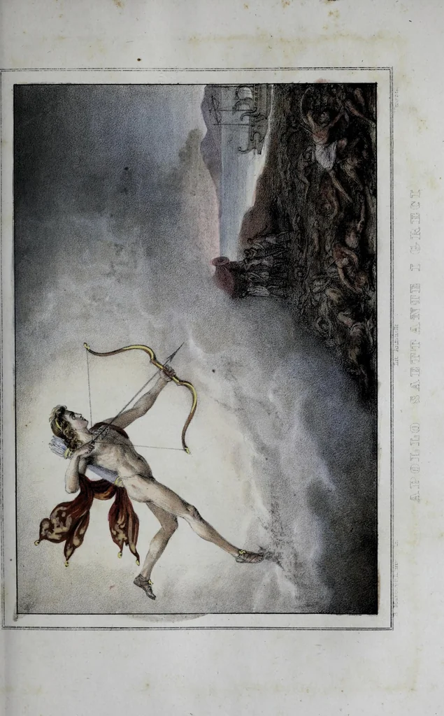 An illustration from Dizionario pittoresco di ogni mitologia d'antichita, d'iconologia e delle favole del medio evo ..., 1840, leaf 439