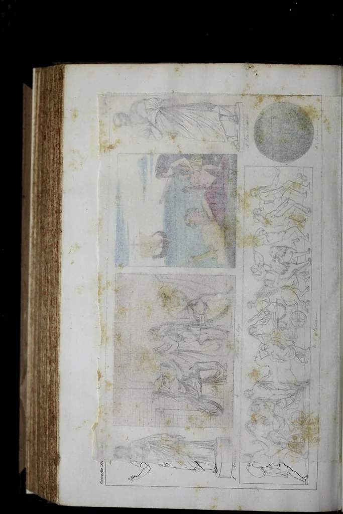 An illustration from Dizionario pittoresco di ogni mitologia d'antichita, d'iconologia e delle favole del medio evo ..., 1840, leaf 678