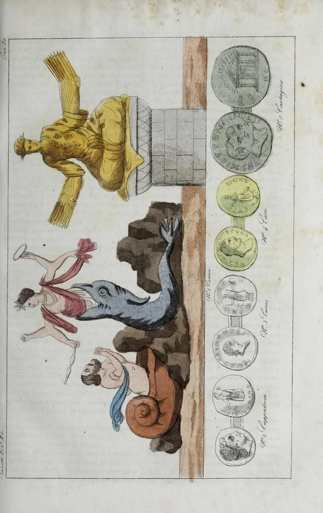 An illustration from Dizionario pittoresco di ogni mitologia d'antichita, d'iconologia e delle favole del medio evo ..., 1840, leaf 79