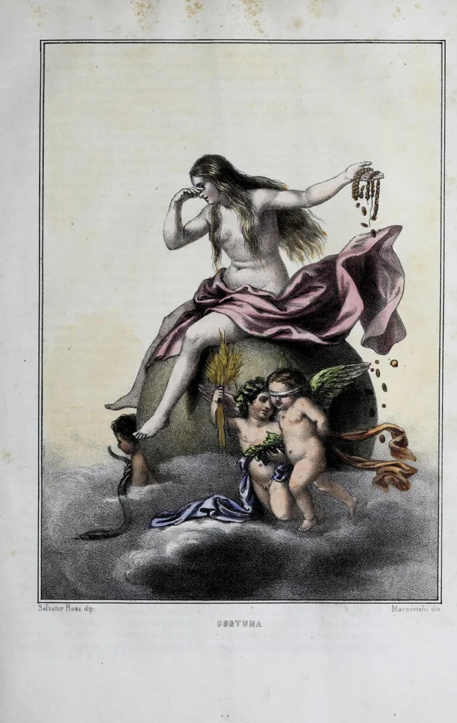 An illustration from Dizionario pittoresco di ogni mitologia d'antichita, d'iconologia e delle favole del medio evo ..., 1840, leaf 49
