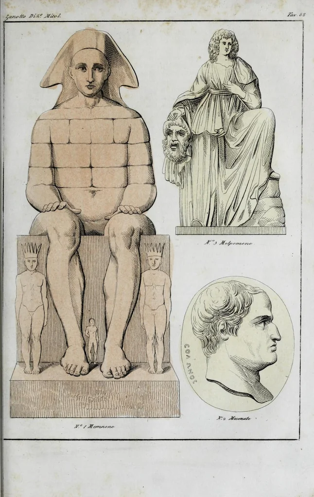An illustration from Dizionario pittoresco di ogni mitologia d'antichita, d'iconologia e delle favole del medio evo ..., 1840, leaf 667