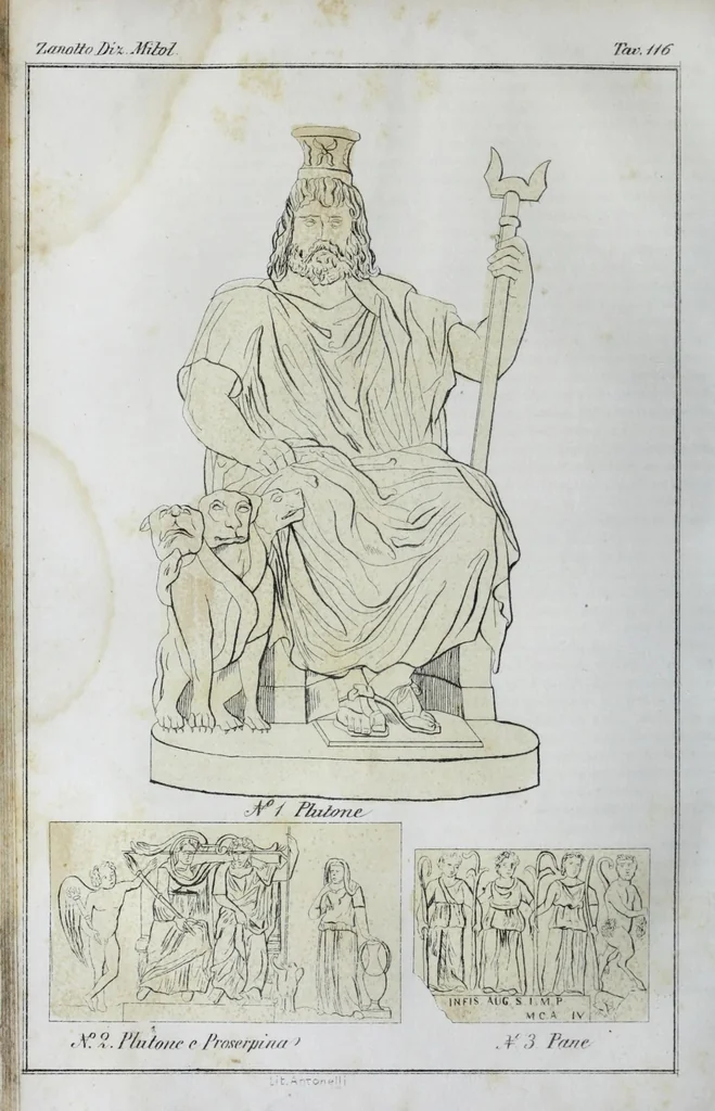 An illustration from Dizionario pittoresco di ogni mitologia d'antichita, d'iconologia e delle favole del medio evo ..., 1840, leaf 286