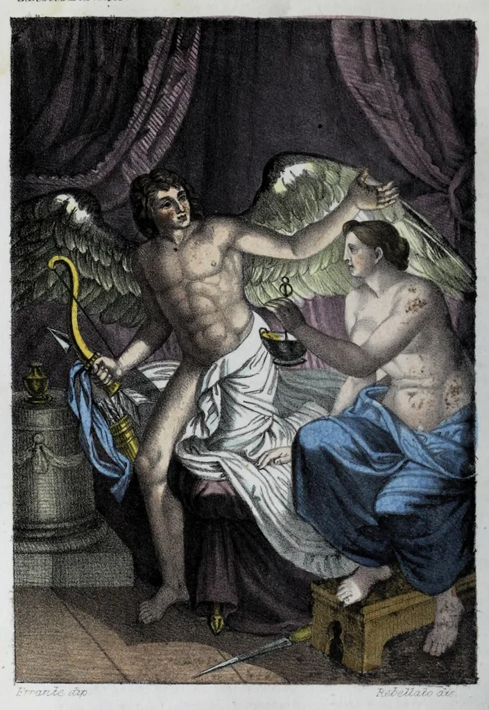 An illustration from Dizionario pittoresco di ogni mitologia d'antichita, d'iconologia e delle favole del medio evo ..., 1840, leaf 328