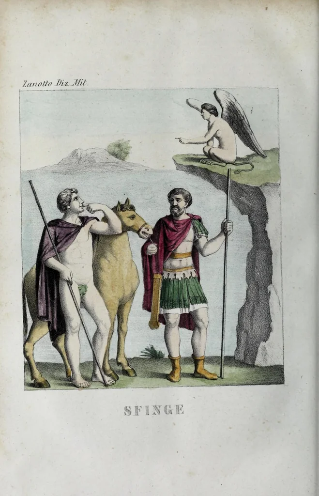 An illustration from Dizionario pittoresco di ogni mitologia d'antichita, d'iconologia e delle favole del medio evo ..., 1840, leaf 692