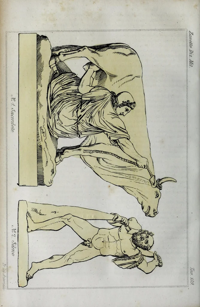 An illustration from Dizionario pittoresco di ogni mitologia d'antichita, d'iconologia e delle favole del medio evo ..., 1840, leaf 312
