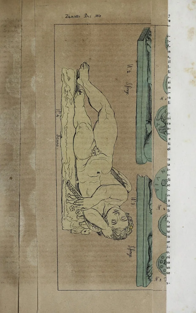 An illustration from Dizionario pittoresco di ogni mitologia d'antichita, d'iconologia e delle favole del medio evo ..., 1840, leaf 563