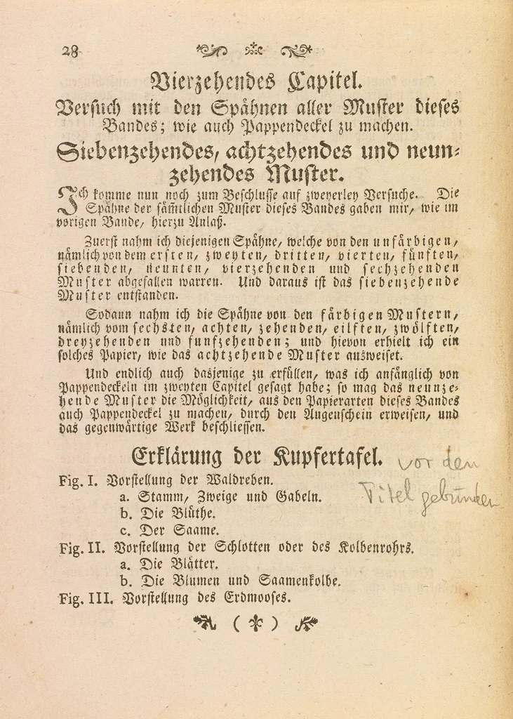 An illustration from D. Jacob Christian Schäffers Versuche und Muster ohne alle Lumpen oder doch mit einem geringen Zusatze derselben Papier zu machen : nebst vier ausgemahlten Kupfertafeln, 1765, leaf 144