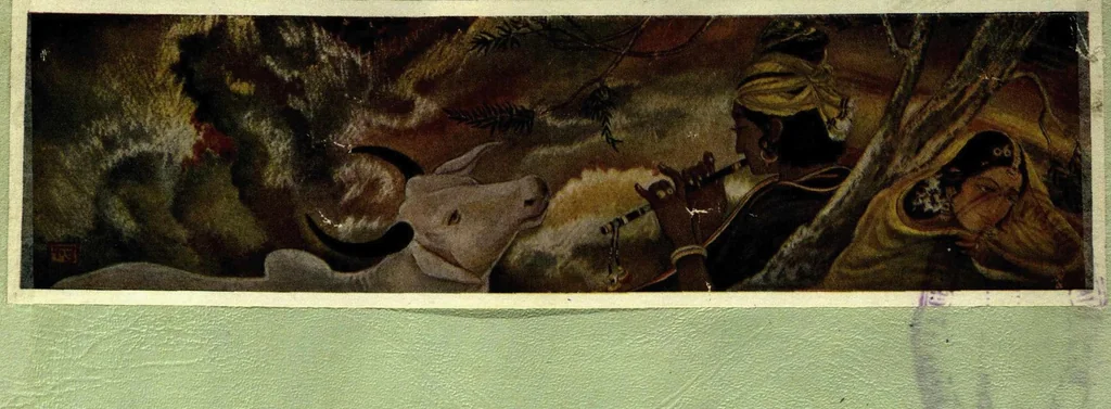 An illustration from Paintings in water colour, 1925, leaf 11