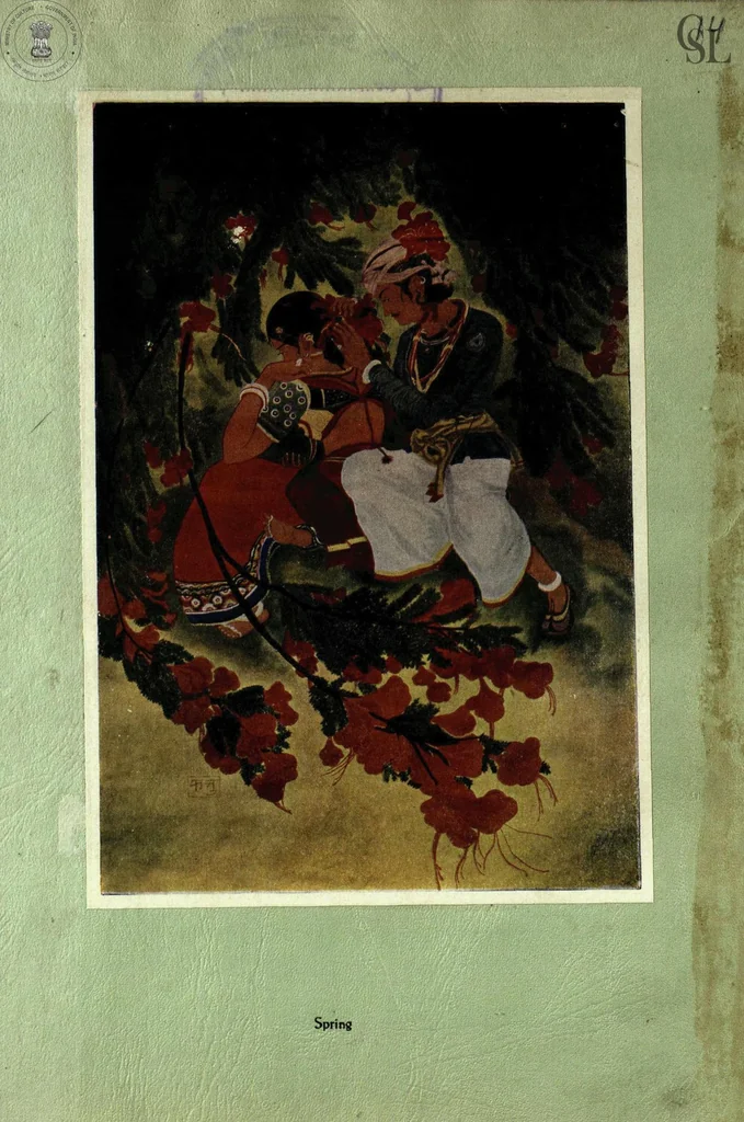 An illustration from Paintings in water colour, 1925, leaf 12