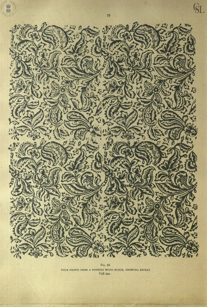 An illustration from Cotton Painting and Printing in the Madras Presidency, 1917, leaf 81